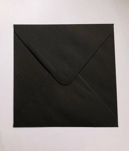 Black Matt Envelopes, 100% Recycled Quality 120 gsm Choose a size